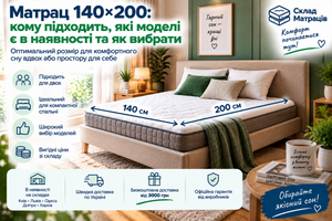 Матрац 140&times;200: кому підходить, які моделі є в наявності та як вибрати