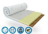 Мініматрац (топер) Sleep&Fly mini Flex 2в1 Kokos жаккард 140x200