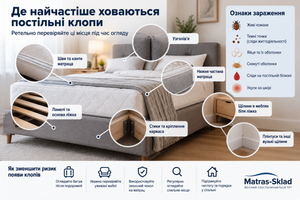 Постільні клопи: як виявити та позбутися