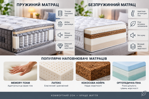Як вибрати ортопедичний матрац: повний гід для правильного вибору