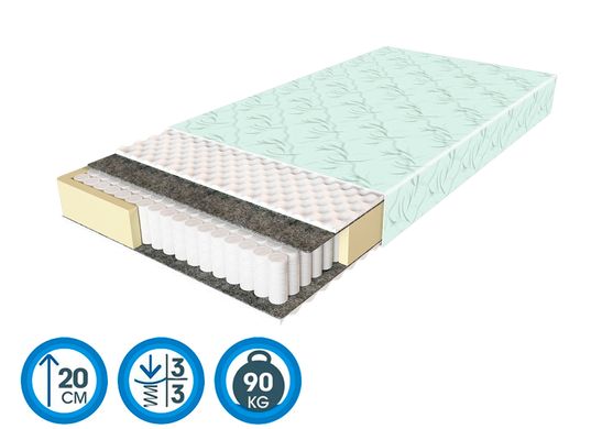 Orthopedic mattress ComFort Lux - 120x190