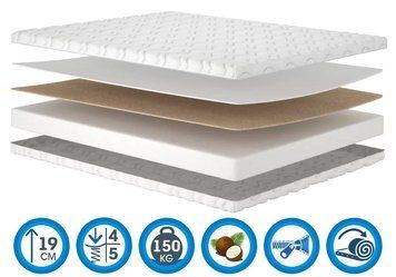 Ортопедический матрас Matroluxe Leeds cocos - Матролюкс Лидс кокос 70x190