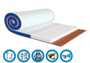 Мініматрац (топер) Sleep&Fly mini Flex 2в1 Kokos стрейч 70x190