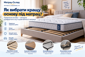 Як вибрати кращу основу під матрац?