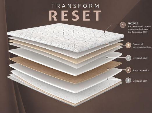 Матрас топпер Transform Reset - Трансформ Рисет 70x190